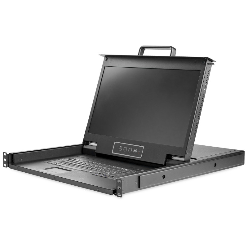 StarTech.com Console KVM per Armadio Rack - Monitor LCD 17" - KVM Switch VGA - Cassetto KVM Montabile a Rack 1U completo con