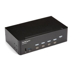 StarTech.com Switch KVM a 4 Porte HDMI - 4K 30Hz - Doppio Display