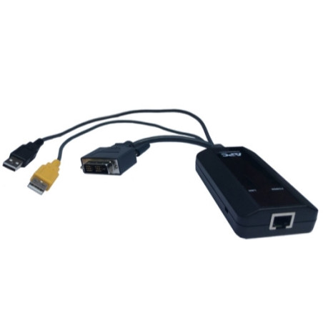 APC KVM-DVIVMCAC switch per keyboard-video-mouse (kvm) Nero