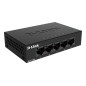 D-Link DGS-105GL/E switch di rete Non gestito Gigabit Ethernet (10/100/1000) Nero