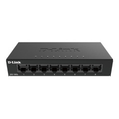 D-Link DGS-108GL Non gestito Gigabit Ethernet (10 100 1000) Nero