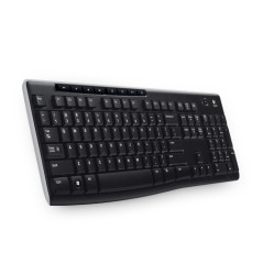 Logitech Wireless Keyboard K270 tastiera Casa RF Wireless QWERTY US International Nero