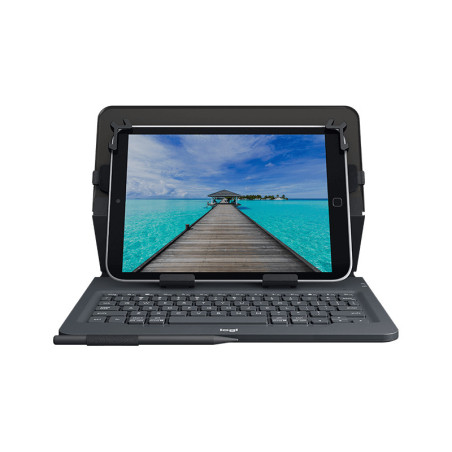 Logitech Universal Folio with integrated keyboard for 9-10 inch tablets QWERTZ Svizzere Bluetooth Nero