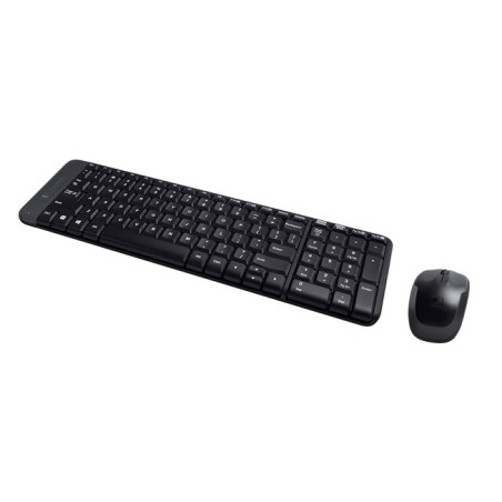 Logitech Wireless Combo MK220 tastiera Mouse incluso Ufficio RF Wireless QWERTY International EER Nero