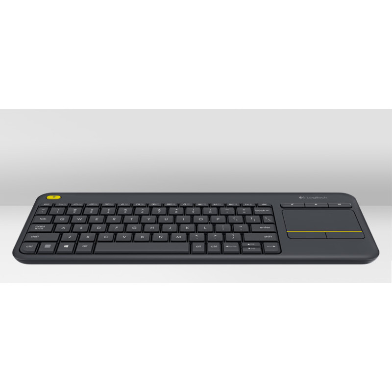 Logitech K400 Plus Tv tastiera RF Wireless QWERTZ Ceco Nero