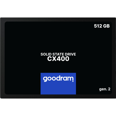 Goodram CX400 gen.2 2.5" 512 GB Serial ATA III 3D TLC NAND