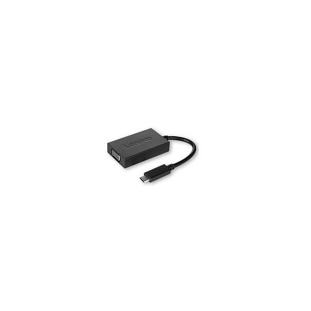 Lenovo USB C - VGA adattatore grafico USB 1920 x 1080 Pixel Nero