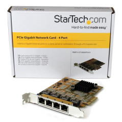 StarTech.com Adattatore Scheda di Rete Ethernet Gigabit PCI express PCIe NIC a 4 porte