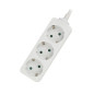 Ewent EW3958 prolunghe e multiple 1,5 m 3 presa(e) AC Interno Bianco