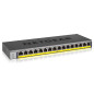 NETGEAR GS116PP Non gestito Gigabit Ethernet (10/100/1000) Supporto Power over Ethernet (PoE) Nero