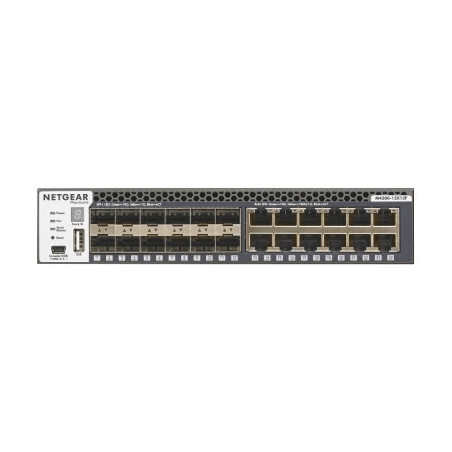 NETGEAR M4300-12X12F Gestito L2/L3 10G Ethernet (100/1000/10000) 1U Nero