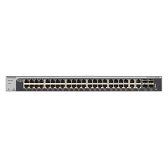 NETGEAR XS748T-100NES switch di rete Gestito L2+ L3 10G Ethernet (100 1000 10000) Nero