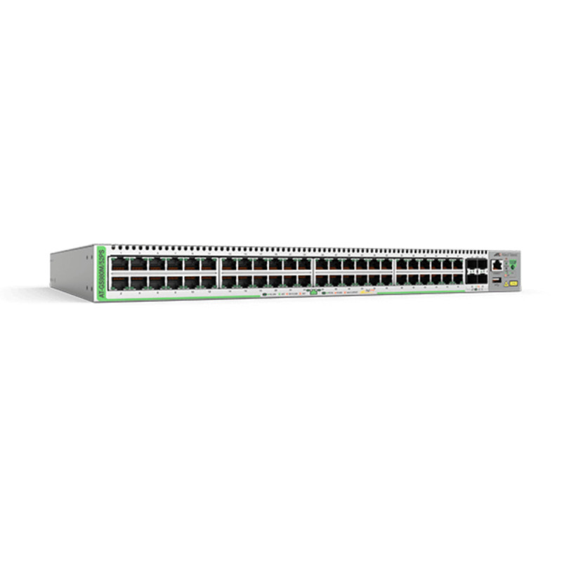 Allied Telesis AT-GS980M/52PS-50 Gestito L3 Gigabit Ethernet (10/100/1000) Supporto Power over Ethernet (PoE) Grigio