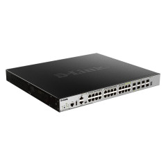 D-Link DGS-3630-28PC SI switch di rete Gestito L3 Gigabit Ethernet (10 100 1000) Supporto Power over Ethernet (PoE) Nero, Grigio