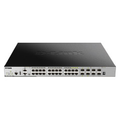 D-Link DGS-3630-28PC/SI switch di rete Gestito L3 Gigabit Ethernet (10/100/1000) Supporto Power over Ethernet (PoE) Nero, Grigio