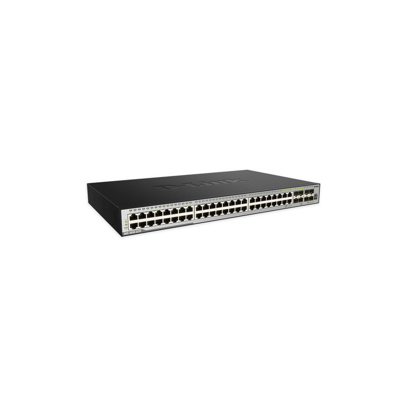 D-Link DGS-3630-52TC Gestito L3 Gigabit Ethernet (10/100/1000) 1U Nero