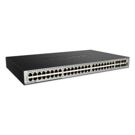 D-Link DGS-3630-52TC Gestito L3 Gigabit Ethernet (10 100 1000) 1U Nero