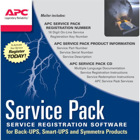 APC Service Pack 1 Year Extended Warranty 1 licenza e 1 anno i