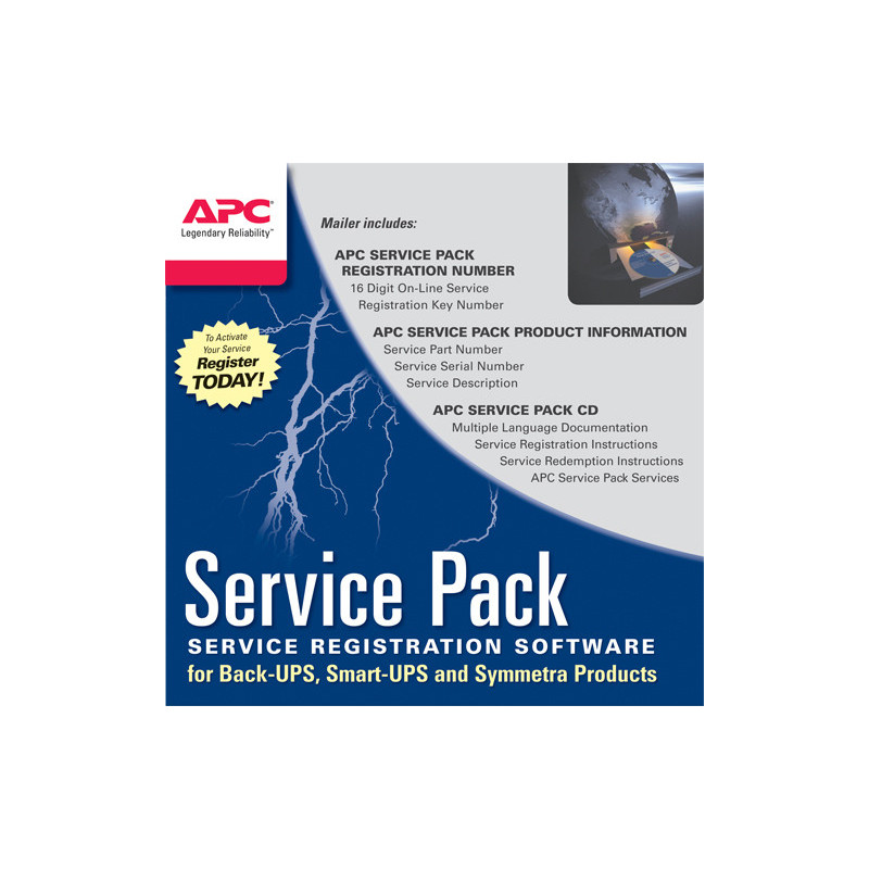 APC Service Pack 1 Year Extended Warranty 1 anno/i