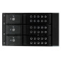 StarTech.com Scheda backplane per rack portatili hot-swap trayless in alluminio 3 alloggiamenti per SAS II/SATA III 3,5"- HDD 6