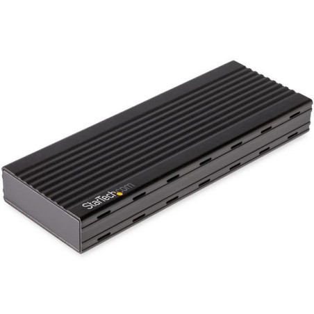 StarTech.com Encosure SSD da USB-C a M.2 NVMe 10 Gbps - Case esterna portatile e in alluminio M.2 NGFF PCIe - Lettura /