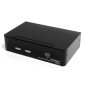 StarTech.com Switch KVM DVI USB 2 porte, con audio e hub USB 2.0