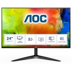 AOC B1 24B1H Monitor PC 59,9 cm (23.6") 1920 x 1080 Pixel Full HD LED Nero