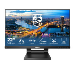 Philips B Line 222B1TC 00 Monitor PC 54,6 cm (21.5") 1920 x 1080 Pixel Full HD LED Touch screen Nero