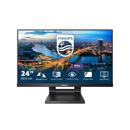 Philips 242B1TC/00 Monitor PC 60,5 cm (23.8") 1920 x 1080 Pixel Full HD LED Touch screen Nero