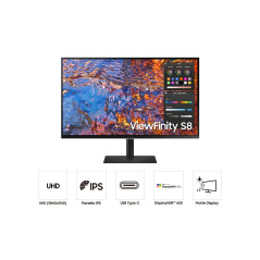 Samsung LS32B800PXU Monitor PC 81,3 cm (32") 3840 x 2160 Pixel 4K Ultra HD LCD Nero