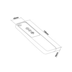 Multibrackets 4290 telecomando Supporti per schermi piatti a soffitto Pulsanti