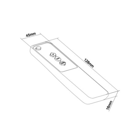 Multibrackets 4290 telecomando Supporti per schermi piatti a soffitto Pulsanti