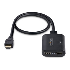 StarTech.com Splitter HDMI 4K a 2 Porte - Sdoppiatore Video HDMI 2.0 4K 60Hz con 1 Ingresso e 2 Uscite - Hub HDMI HDR HDCP 2.2