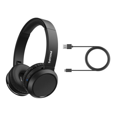 Philips 4000 series TAH4205BK/00 cuffia e auricolare Wireless A Padiglione Musica e Chiamate USB tipo-C Bluetooth Nero