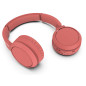 Philips 4000 series TAH4205RD/00 cuffia e auricolare Wireless A Padiglione Musica e Chiamate USB tipo-C Bluetooth Rosso