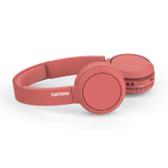 Philips 4000 series TAH4205RD 00 cuffia e auricolare Wireless A Padiglione Musica e Chiamate USB tipo-C Bluetooth Rosso